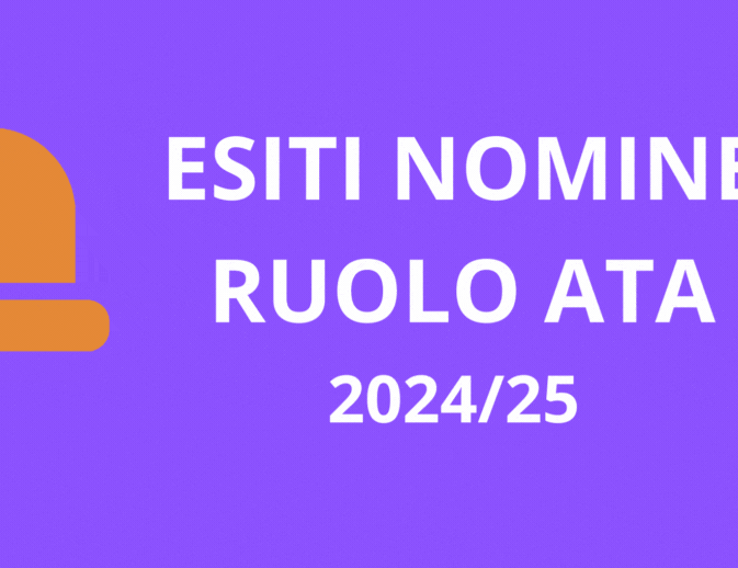 ESITO NOMINE RUOLO ATA 2024/25