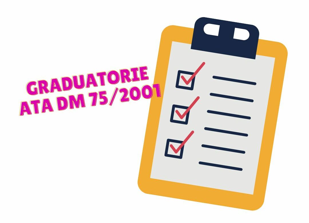 Graduatorie ATA – D.M. 75 del 19/04/2001