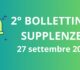 2° BOLLETTINO NOMINE DOCENTI SUPPLENTI - 27 settembre 2024