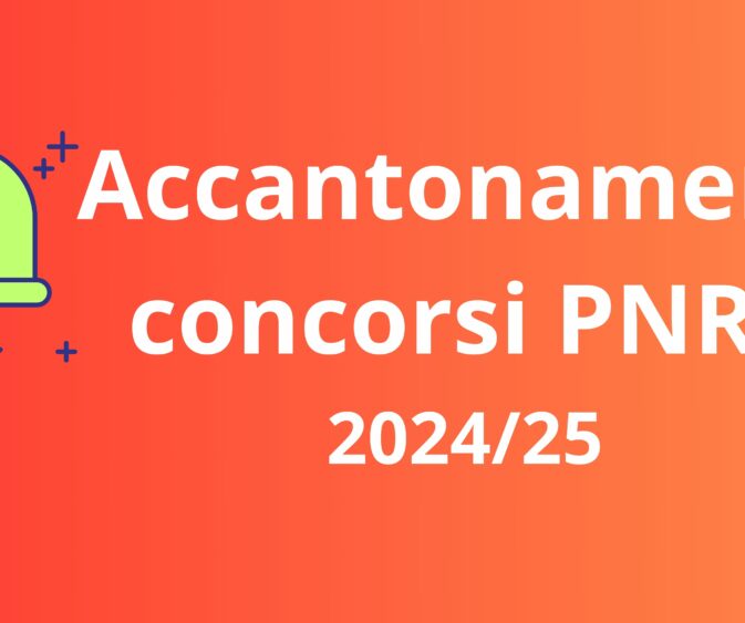 Supplenze 2024/25 - Accantonamento posti PNRR (con modifiche 09.09.24)