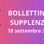 BOLLETTINO NOMINE DOCENTI SUPPLENTI - rettificato il 18 settembre 2024