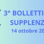 3° BOLLETTINO NOMINE DOCENTI SUPPLENTI - 14 ottobre 2024