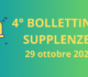 4° BOLLETTINO NOMINE DOCENTI SUPPLENTI - 28 OTTOBRE 2024