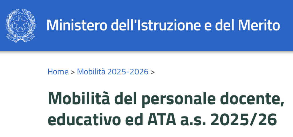 Portale MIM Mobilità 2025/26